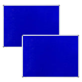 Kuber Industries- Pin-Up Board- 2 x 3 Feet-Pack of 2 (Blue)